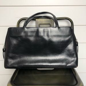 Hobo Black Leather Shoulder Bag